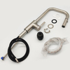 New Product Deck Mounted Pull Down Kitchen Faucet With Sprayer Stainless Steel Kitchen Sink Faucet