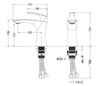Round Series Basin Mixer DF-01311-2