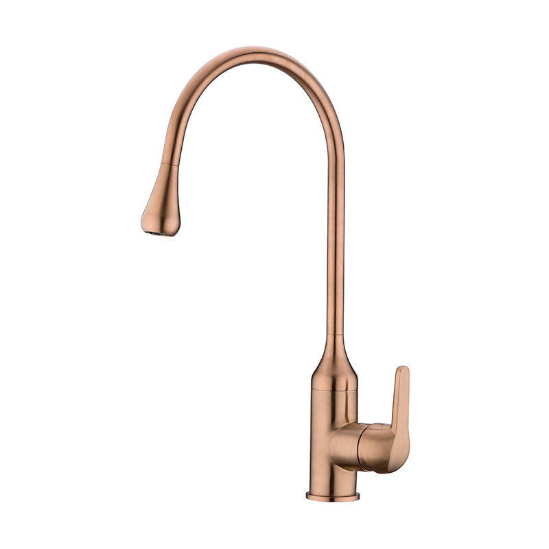 Single Handle Water Drop Design Kitchen Faucet 1301001