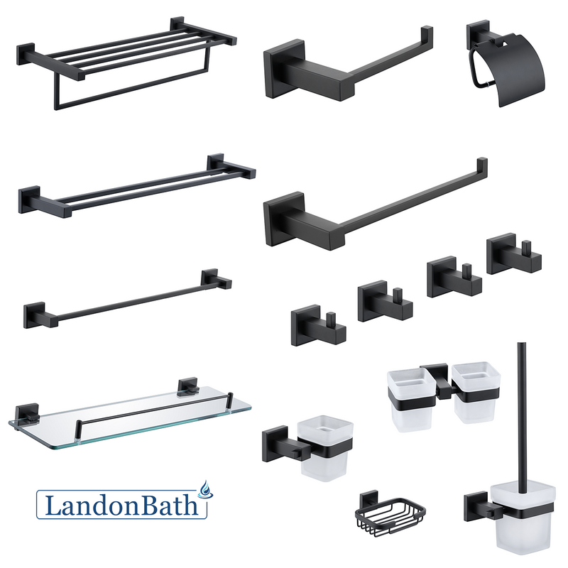 304SUS Bathroom Accessories Set Paper Holder Towel Rail 71Series