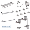Brushed Gold Bathroom Accessories Set Paper Holder Towel Rail 70Series