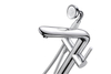 Simple Design Zinc Alloy Bathroom Faucet Classical White and Matt Black Bathtub Tap
