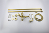 French Gold Modern Styles Deck-Mount Roman Bathtub Faucet