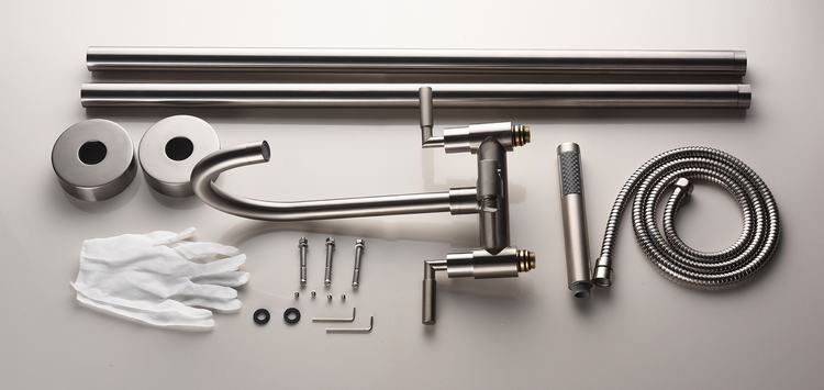 2022 Factorys Price Bathtub Tap Brass Chrome Faucet