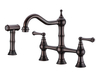 Brass Traditional Bridge Kitchen Faucet Mixer 1301027