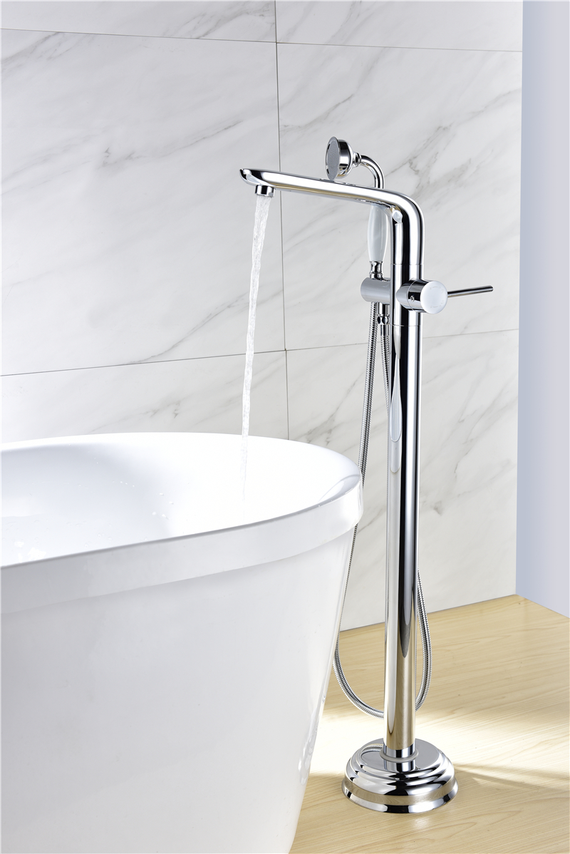 Floor Mount Faucet Black