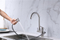 de acero inoxidable mezclador de cocina llaves de agua para cocina