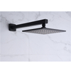 Shower Sprayer Matte Black Hand Showers Set Hidden Hose Body Spray Rain Metal Head Arms Cupc Retro Steel Built In Faucets