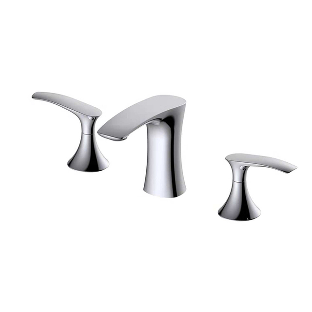 Bathroom 3 Holes cUPC Brass Deck Mounted Basin Tap