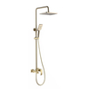 Deck Mounted Shower Set Massage Bathtub Faucet Mixer Tub Side Spout Roman For Upc Faucets Bath Jet