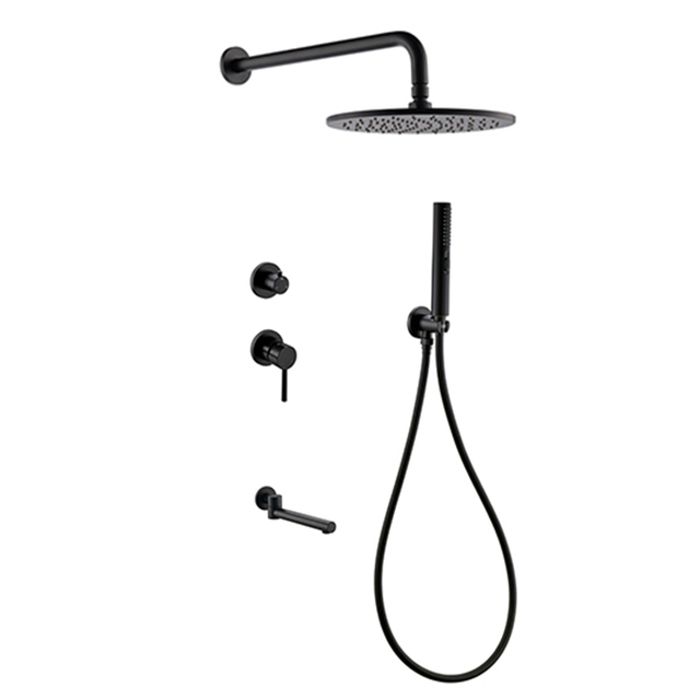 Wholesale Bathroom Concealed Installation Hand Held Rain Shower Head Faucet Set