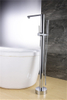 Brass Bathtub Tap Faucet Shower Set Chrome Finish & Water Mixer Multichoice Universal Tub And Valve Body Faucets Bathroom