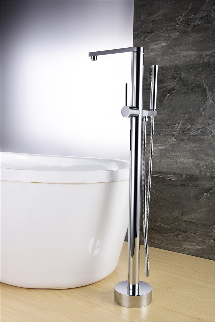 Brass Bathtub Tap Faucet Shower Set Chrome Finish & Water Mixer Multichoice Universal Tub And Valve Body Faucets Bathroom