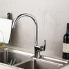Moden Chrome Polished Single Handle Kitchen Taps Faucet Brass Kitchen Sink Tap Faucet Torneira Pia Cozinha Misturado
