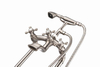 Floor Mount Clawfoot Bathtub Faucet Bathroom Bath Tub Filler Vintage Shower Freestanding