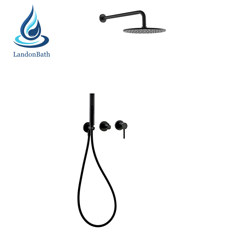 Faucet Bath Shower Set Antique Wash Room Golden Rose Gold System Cooper European Style Brushes Rain And Faucets Brass Mixer