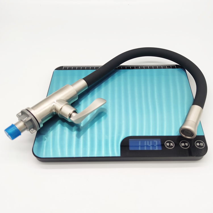 Modern Design 304 Stainless Steel Tap Cold Water Kitchen Faucet Silicon Tube