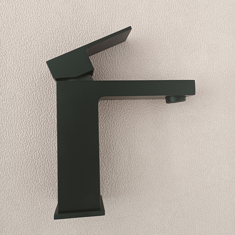 2022 New Design Matte Black Stainless Steel 304 Basin Mixer Washbasin Faucet