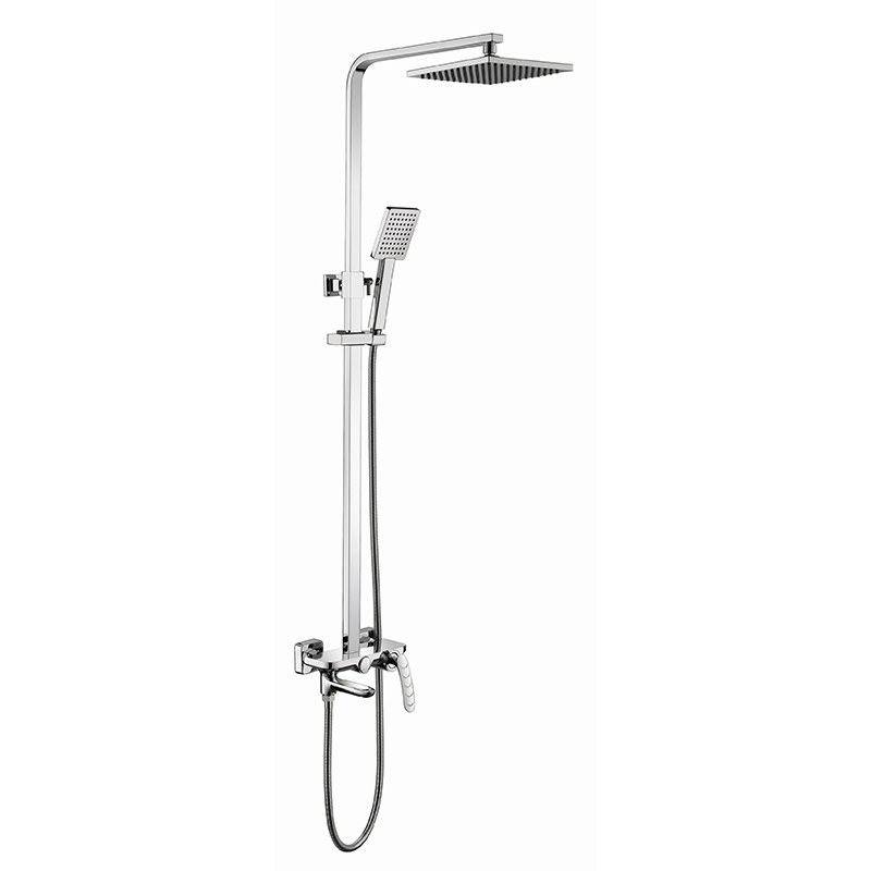 Wall Mounted Shower Set Column Bath Mixer Faucet DF-07010-2B