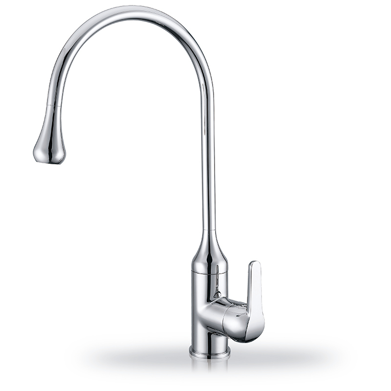 Single Handle Water Drop Design Kitchen Faucet 1301001