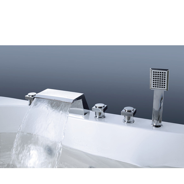 Deck Mounted Waterfall Bathtub Faucet Mixer DF-05044