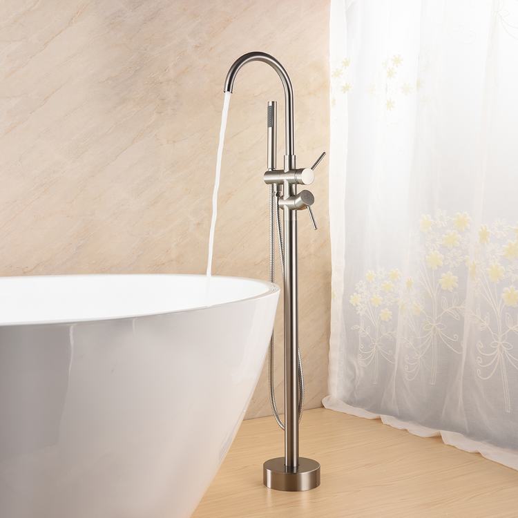 Modern tap mixer Brass Chrome High Quality Freestanding Faucet