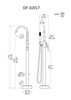 Stunning Hot Freestanding Bathtub Faucet DF-02017