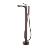 Unique Design WATERMARK Matt Black Freestanding Faucet Floor Tap For Free Standing Bath