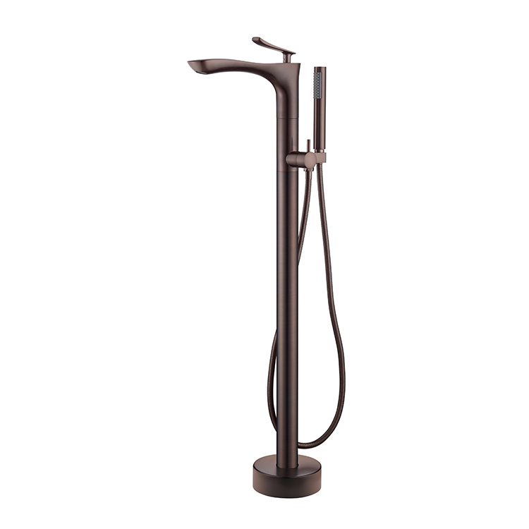 Unique Design WATERMARK Matt Black Freestanding Faucet Floor Tap For Free Standing Bath