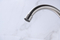 Griferia de filtro de fregadero de cocina cromado pulido montado en la pared, mezcladora fregadero