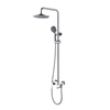 Rainshower Round Brass Bathroom Shower Sets Special Handle Self Closing Shower