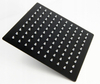China wall mount black shower set with 10 inch Brass square ultra-thin rainfall shower head