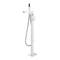 Free Standing Complete Set Square Brass Bathtub Faucet