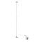 Ceiling Mounted Washbasin Taps Hang Faucet Bathroom Basin Spout Tap Solid Brass Water Drop Tub Filler Ceiling Faucet