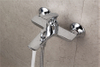 Commercial Wall Mounted Single Handle Shower Mixer Taps With Handheld Shower