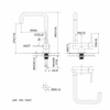 Movable Long Neck Kitchen Faucet Kitchen Wash Basin Sink Tap Foldable Water Tap