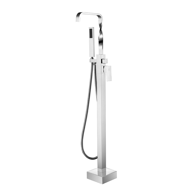 Factory Price Copper Free Standing Mixer Tap Faucet Hot for Bathtub