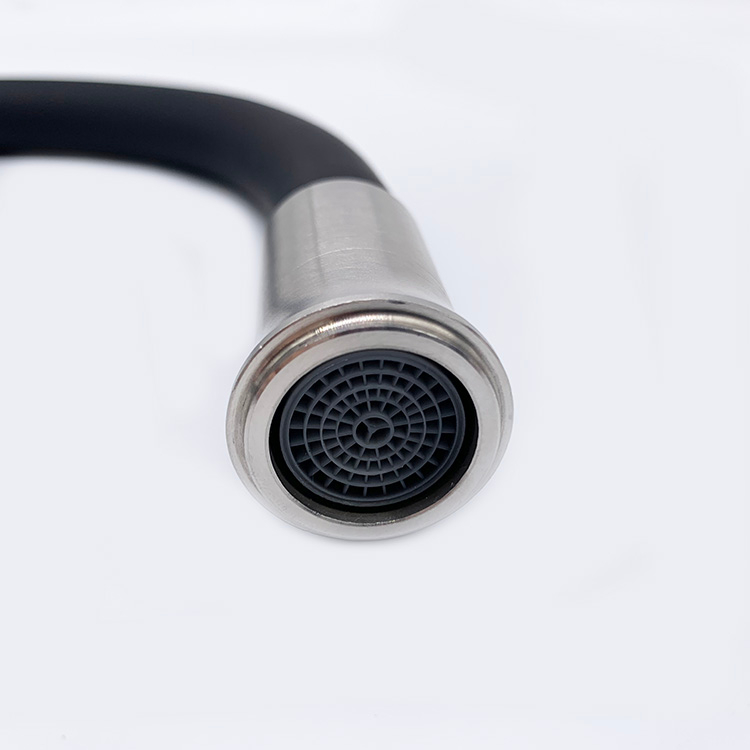 Factory Direct Sale 304 Stainless Steel Faucet Brushed Hot Cold Kitchen Sink Faucet Single Level Mixer Tap