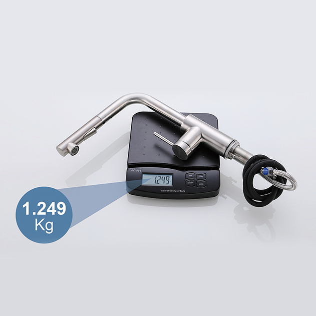 Unique High Quality Kitchen Faucet Hot And Cold Water 304 Kitchen Faucets with Pull Out Sprayer