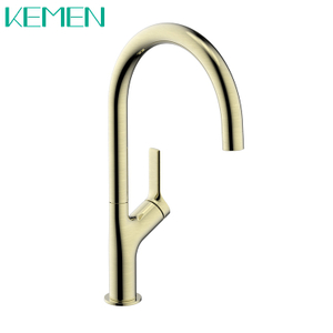New Product 304 Stainless Steel Kitchen Taps Brushed Gold Faucet Series Faucet Mixer