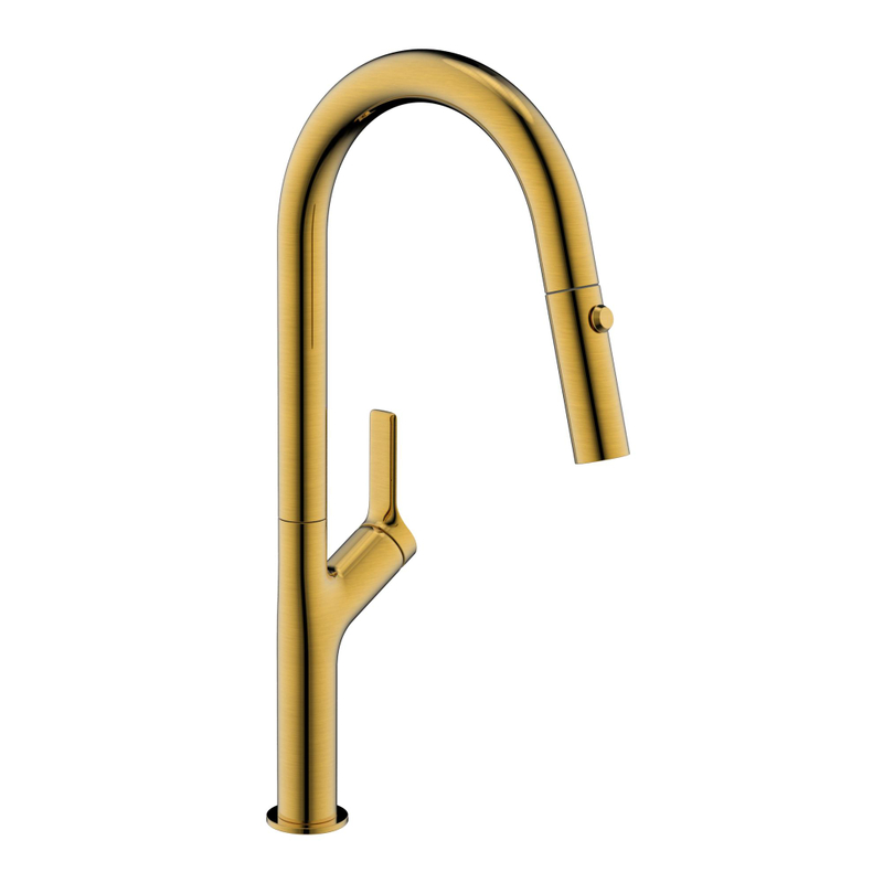 Rose Gold Faucet Hot And Cold Pull Down Kitchen Sink Faucet 304 Stainless Steel Water Tap