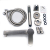 Brushed Finish Bath Shower Faucet Set Bathtub Mixer Single Handle Shower Mixer Whole Set