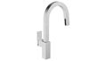 Easy Installation Hot And Cold Water Kitchen Mixer Tap Stainless Steel 304 Pull Down Square Kitchen Faucet