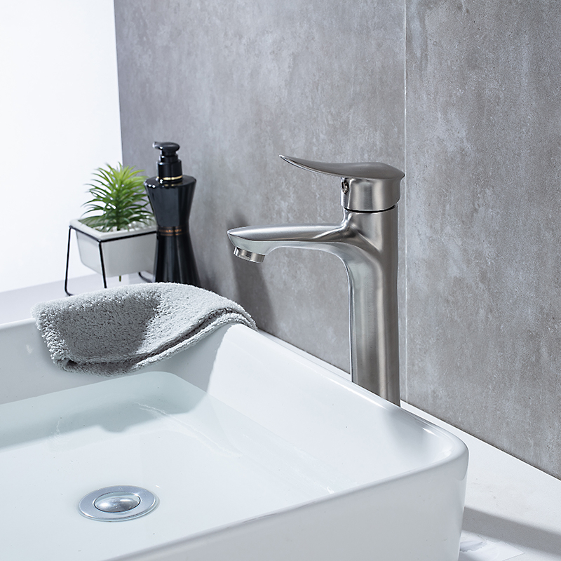 Hot Selling Products 304 Basin Faucet Hot And Cold Water Wash Tall Faucet for Basin Sink
