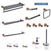 Black And Gold Bathroom Accessories Sets