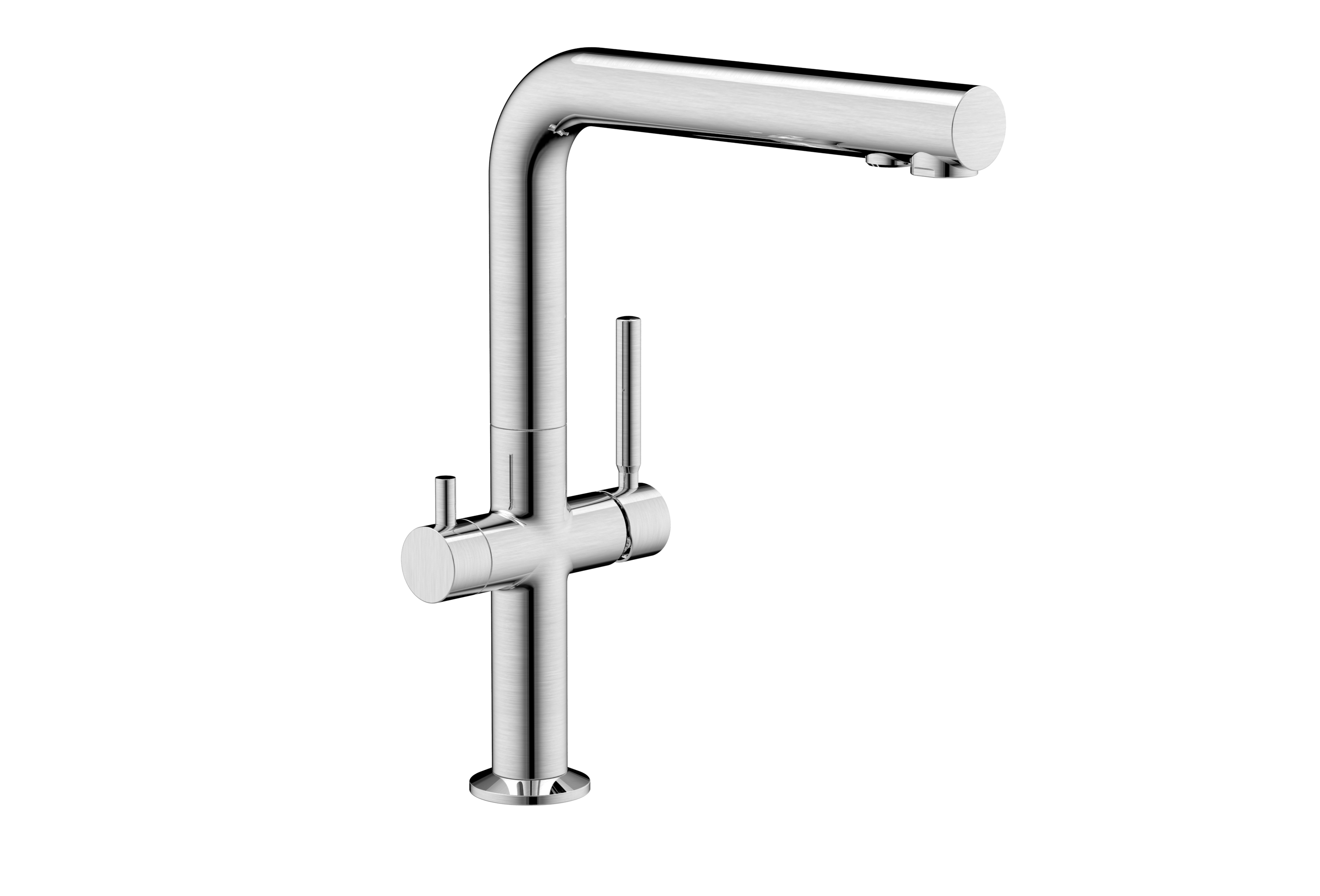 Stainless Steel 304 3-way Filter Water Drinking Water Kitchen Sink Faucet Mixer