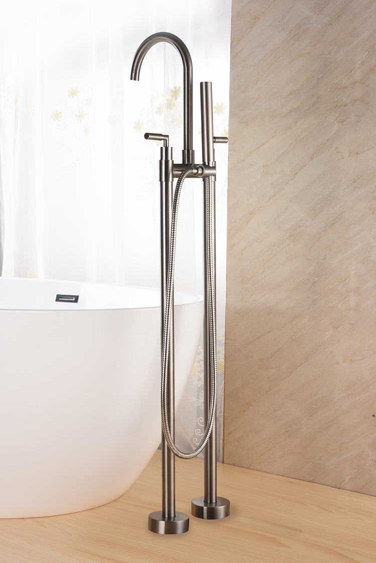 Simple Design Latest Brass Golden and Black Color Bathroom Faucet