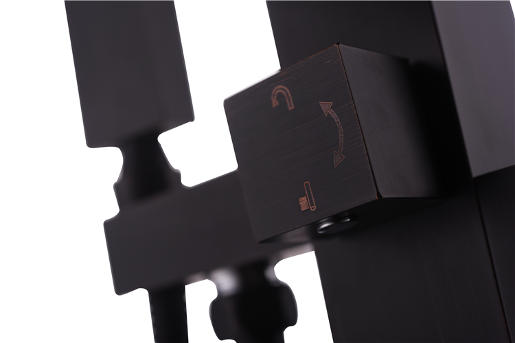 Hot Selling Matt Black Brass Shower Mixer for Villa