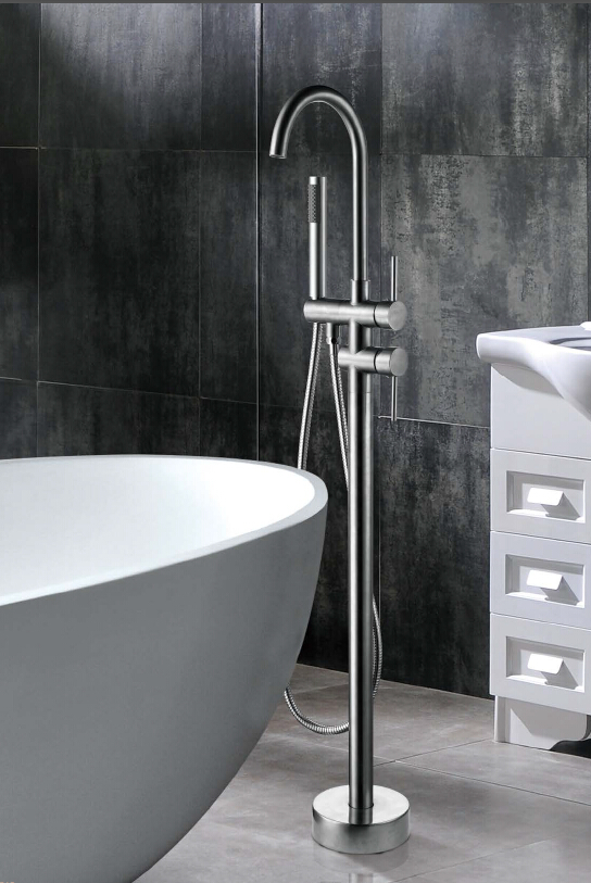 Modern tap mixer Brass Chrome High Quality Freestanding Faucet