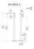 Without Handshower Freestanding Bathtub Faucet DF-02015-2